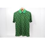  б/у [SALE]la il and Scott LYLE&amp;SCOTT мужской рубашка-поло с коротким рукавом S зеленый общий рисунок letter pack почтовый сервис плюс отправка возможно 68174