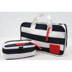 coco б/у Pearly Gates PEARLY GATES Samsonite сумка 2 позиций комплект мульти- кейс дорожная сумка белый × темно-синий 076583