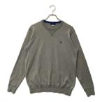 coco б/у [ снижение цены ] Munsingwear одежда мужской вязаный M серый длинный рукав вырез лодочкой свитер простой letter pack почтовый сервис плюс отправка возможно 86858