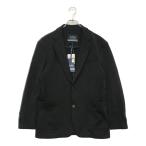  не использовался товар [ снижение цены ]m-ta морской muta MARINE мужской tailored jacket 4(S) чёрный нейлон джерси одиночный жакет 87353