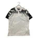 coco 未使用品【値下げ】 ハイドロゲン HYDROGEN メンズ 半袖ポロシャツ XL 白×グレー カモフラ柄 レターパックプラス発送可 88488