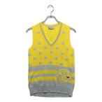 coco б/у [ снижение цены ] Anne Pas .and per se женский лучший M желтый желтый × незначительный серый V шея вязаный letter pack почтовый сервис плюс отправка возможно 90503