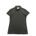  б/у [SALE] Descente Golf DESCENTE GOLF женский рубашка-поло с коротким рукавом M серый простой кошка pohs отправка возможно 90920