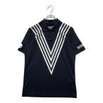 coco 中古 【SALE】ハイドロゲン HYDROGEN メンズ 半袖ポロシャツ M 黒 ブラック ネコポス発送可 91333