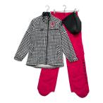 coco б/у [ снижение цены ] viva Heart VIVA HEART женский непромокаемая одежда упаковочный пакет есть 40(M) чёрный × белый / серебристый жевательная резинка проверка розовый 2WAY 92292