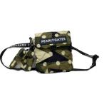 coco б/у [ снижение цены ] Pearly Gates с хлопком мульти- сумка плечо сумка утка точка рисунок зеленый прекрасный товар letter pack почтовый сервис плюс отправка возможно 92582