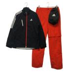 coco б/у Adidas adidas мужской непромокаемая одежда O(LL) темно-синий красный 2WAY верх и низ упаковочный пакет имеется letter pack почтовый сервис плюс отправка возможно 96269