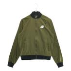 coco б/у [SALE] Nike NIKE мужской блузон S хаки полный Zip тонкий простой letter pack почтовый сервис плюс отправка возможно 98785