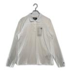 ショッピングハイドロゲン coco 未使用品【値下げ】 ハイドロゲン HYDROGEN メンズ 長袖ポロシャツ M 白 ホワイト ストレッチ レターパックプラス発送可 99512