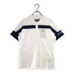 ショッピングハイドロゲン coco 未使用品【値下げ】 ハイドロゲン HYDROGEN メンズ 半袖ポロシャツ M 白×紺 レターパックプラス発送可 99526