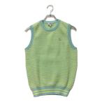 coco не использовался товар [SALE] Callaway Callaway женский лучший M бледно-голубой × желтый легкий вязаный вырез лодочкой letter pack почтовый сервис плюс отправка возможно 100781
