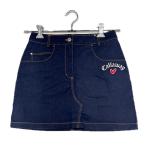  б/у [SALE] Callaway Callaway женский юбка M темно-синий темно-синий Denim способ Logo .... letter pack почтовый сервис плюс отправка возможно 103420