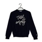 coco б/у [ снижение цены ] Munsingwear одежда Munsing wear женский свитер M темно-синий темно-синий вырез лодочкой кошка pohs отправка возможно 104103