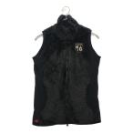 coco б/у [ снижение цены ] Kappa Golf KAPPA GOLF женский лучший M чёрный черный двойной Zip боа letter pack почтовый сервис плюс отправка возможно 106972