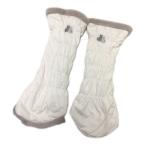 coco не использовался товар [ снижение цены ] черный & белый гетры свободный белый с хлопком надеть обувь . мех letter pack почтовый сервис плюс отправка возможно 108804