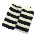 coco б/у [ снижение цены ] Pearly Gates гетры белый × темно-синий искусственный мех окантовка letter pack почтовый сервис плюс отправка возможно 108806