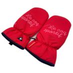 coco б/у Le Coq s Porte .fle coq sportif рукавица свободный красный женский Logo принт обратная сторона мельчайший ворсистый защищающий от холода меры кошка pohs отправка возможно 109692