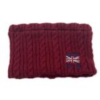 coco б/у [ снижение цены ] Admiral Golf Admiral Golf защита горла "neck warmer" темно-красный вязаный кабель плетеный обратная сторона боа защищающий от холода кошка pohs отправка возможно 110026