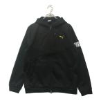 б/у [ снижение цены ] Puma PUMA мужской полный Zip внешний XL чёрный двойной Zip draw код имеется letter pack почтовый сервис плюс отправка возможно 110737