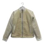  б/у [ снижение цены ] United Arrows UNITED ARROWS женский блузон S белый белый боа накладывающийся надеты способ двойной Zip 111126