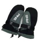 coco б/у булавка PING рукавица чёрный черный внутри сторона 5 раздел рука утеплитель letter pack почтовый сервис плюс отправка возможно K016264