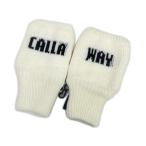 coco б/у Callaway Callaway рука утеплитель белый белый искусственный мех & вязаный letter pack почтовый сервис плюс отправка возможно K016516