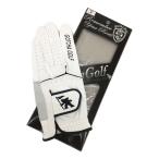 coco не использовался товар ga коричневый Golf GOTCHA GOLF с одной стороны перчатка M 23-24cm белый левый рука для кошка комплектация отправка возможно K016698