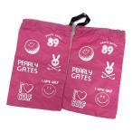 coco б/у Pearly Gates PEARLY GATES сумка для обуви розовый обувь сумка раздельный модель кошка комплектация отправка возможно K016853