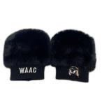 coco б/у wakWAAC рука утеплитель чёрный искусственный мех × вязаный обе рука защищающий от холода рукавица wa ключ Logo .... кошка pohs отправка возможно K017516
