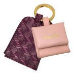 coco б/у [ снижение цены ] leather re расческа .n мульти- кейс лиловый & розовый кошелек для мелочи . чай кейс маркер (габарит) кейс letter pack почтовый сервис плюс отправка возможно K018119