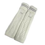 coco б/у Callaway Callaway гетры белый белый кабель вязаный внутри сторона флис letter pack почтовый сервис плюс отправка возможно K019418