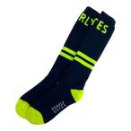 coco не использовался товар Pearly Gates PEARLY GATES гольфы темно-синий × neon желтый надеть обувь . Logo letter pack почтовый сервис плюс отправка возможно K019730