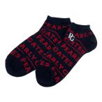 coco не использовался товар Pearly Gates PEARLY GATES женский носки чёрный черный Logo рисунок короткие носки кошка комплектация отправка возможно K020417