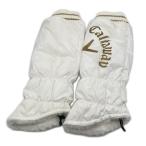 coco б/у Callaway женский гетры белый боковой Logo средний хлопчатник обратная сторона мех материалы защищающий от холода меры letter pack почтовый сервис плюс отправка возможно K020770