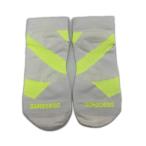 coco не использовался товар Descente Golf женский носки 22~24cm белый × желтый лодыжка длина арка спираль кошка pohs отправка возможно K022812