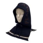 coco не использовался товар [ снижение цены ] Pearly Gates защита горла "neck warmer" темно-синий темно-синий BIG Logo вязаный балаклава letter pack почтовый сервис плюс отправка возможно K023062