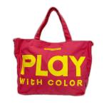 coco б/у Pearly Gates PEARLY GATES большая сумка type сумка "Boston bag" розовый запирающийся шкафчик сумка плечо имеется K023070