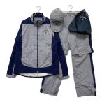 coco б/у Callaway мужской непромокаемая одежда LL белый × темно-синий белый × темно-синий 2WAY верх и низ колпак имеется упаковочный пакет имеется тысяч птица .. рисунок K024079