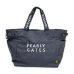 coco б/у Pearly Gates PEARLY GATES большая сумка type сумка "Boston bag" темно-синий запирающийся шкафчик сумка большая вместимость Logo .... простой K024924