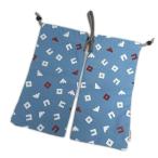 coco б/у [ снижение цены ]onofONOFF сумка для обуви бледно-голубой голубой Logo рисунок обувь сумка брезент letter pack почтовый сервис плюс отправка возможно K026081