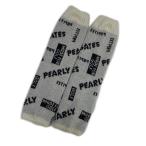 coco б/у Pearly Gates PEARLY GATES гетры свободный белый × темно-синий белый вязаный Logo рисунок letter pack почтовый сервис плюс отправка возможно K028231