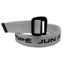  б/у [ снижение цены ] Jun & Rope JUN&amp;ROPE ремень белый белый с логотипом лента ремень кошка pohs отправка возможно K028775