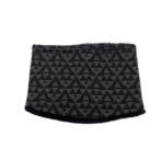  б/у travis ma колодка TRAVIS MATHEW защита горла "neck warmer" свободный серый × черный общий рисунок внутри сторона мех кошка pohs отправка возможно K028798
