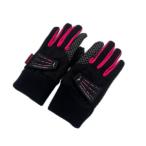  б/у Mizuno Golf женский обе рука перчатка WL(21~22cm) чёрный sa-ma рукоятка breath Thermo перчатки .. повышение температуры кошка pohs отправка возможно K029213