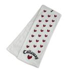  не использовался товар [ снижение цены ] Callaway Callaway новые товары белый muffler полотенце Heart рисунок K031102