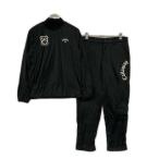  б/у Callaway Callaway мужской выставить M чёрный черный блузон × длинные брюки Logo принт K031132