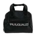  б/у [ снижение цены ]unopyuunoug.-retore1piu1uguale3 сумка "Boston bag" чёрный запирающийся шкафчик сумка type вдавлено . дизайн обувь in карман K033543