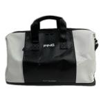 coco б/у булавка PING сумка "Boston bag" белый × чёрный белый × черный плечо имеется 2WAY обувь с карманом Tour свет K033797