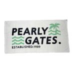 coco не использовался товар Pearly Gates PEARLY GATES большой размер полотенце Novelty белый белый cocos nucifera рисунок большой Logo letter pack почтовый сервис плюс отправка возможно K034364
