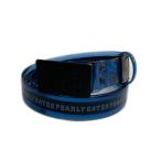  б/у [ снижение цены ] Pearly Gates PEARLY GATES ремень прозрачный синий blue Logo la чернила задний ремень letter pack почтовый сервис плюс отправка возможно K034766